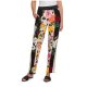 Patchwork Pull On Drawstring Pants