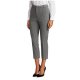 Gray Pinstripe Cropped Pants