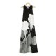 White Roses Sleeveless Maxi Dress