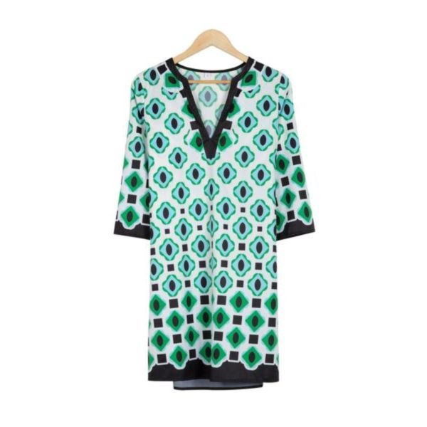 Find the Pattern Printed Tunic Dress