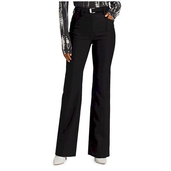 Slub Suiting Flare Pants