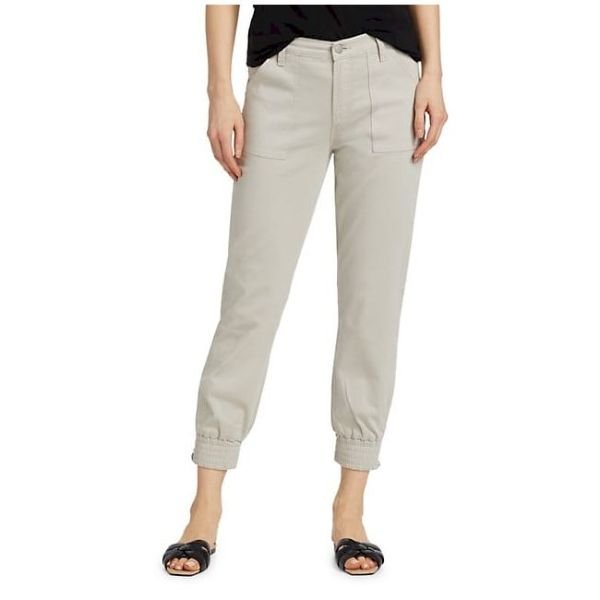 Sateen Zip Ankle Joggers